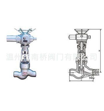 铸钢电动焊接截止阀J961Y